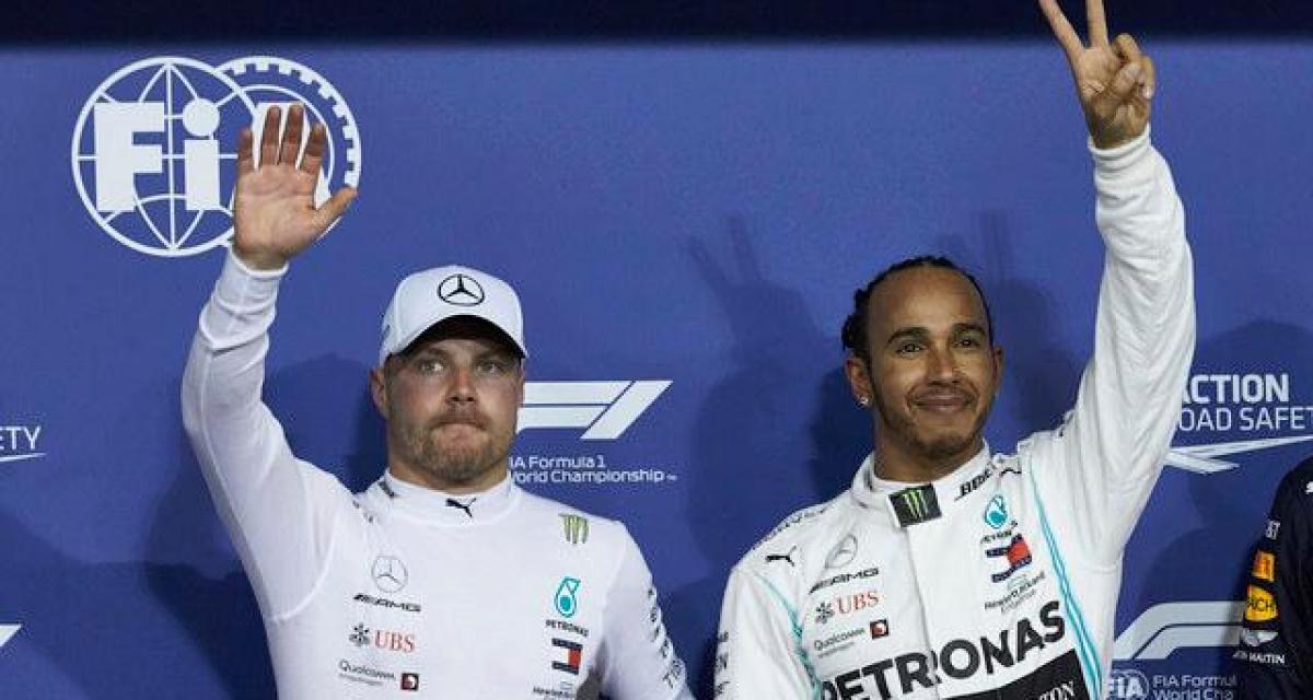 Valtteri Bottas et Lewis Hamilton