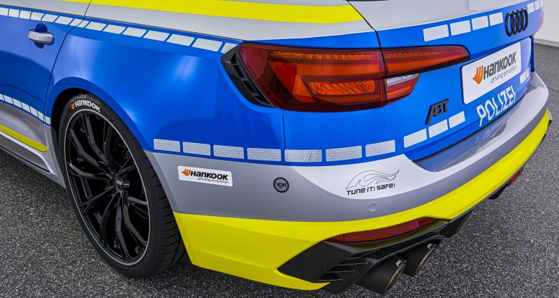 Audi RS4-R Polizei par ABT : la police roule des mécaniques - La sécurité avant tout