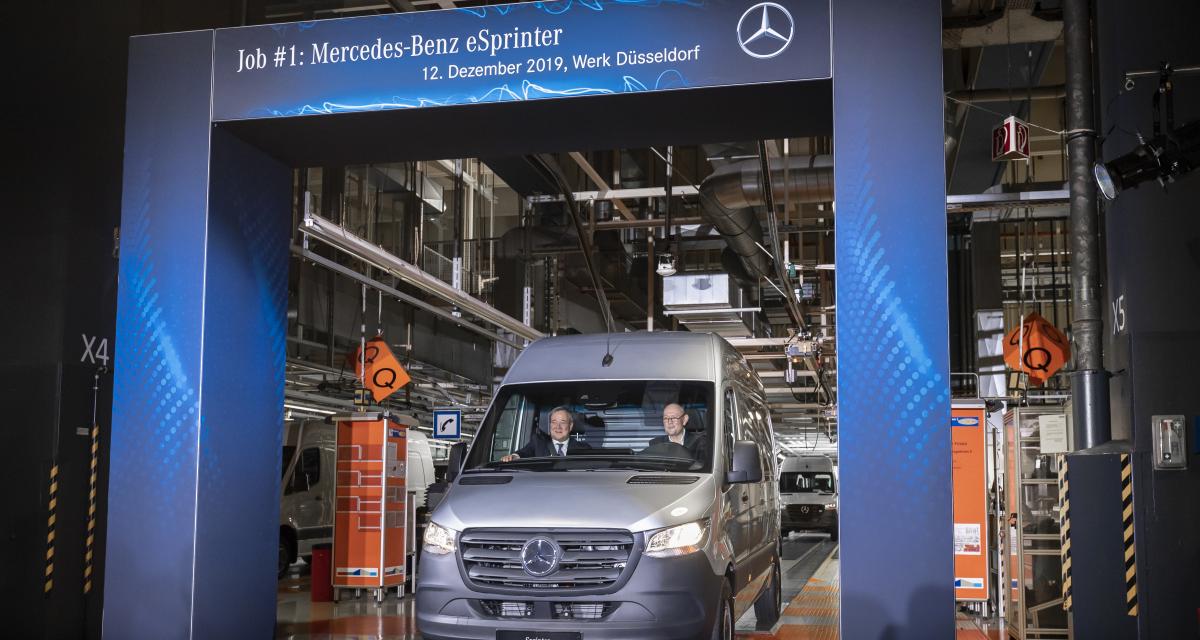 Mercedes eSprinter : lancement de la production à Düsseldorf