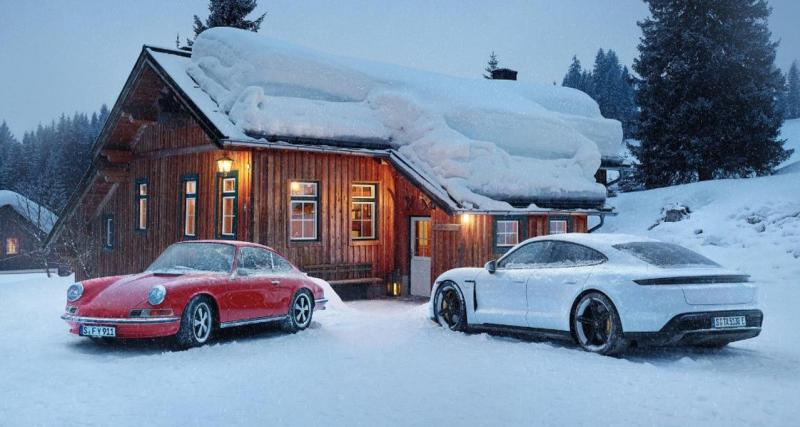  - La Porsche Taycan testée en conditions de grand froid