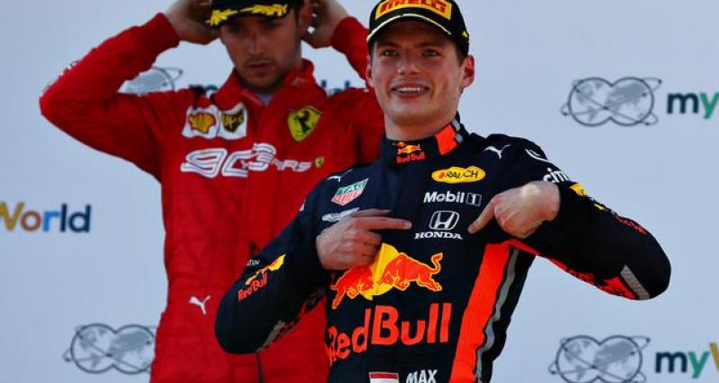  - F1 : Verstappen prolonge chez Red Bull jusqu'en 2023