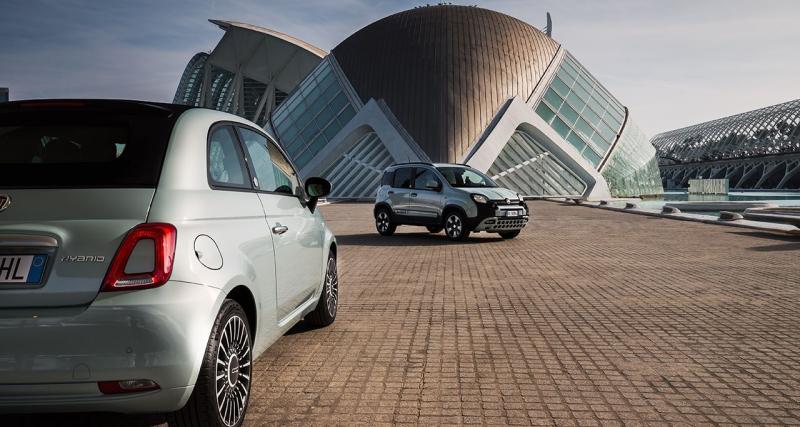 Fiat 500 et Panda Hybrid : baisse de 30 % des émissions polluantes - Fiat 500 et Panda City Cross Launch Edition