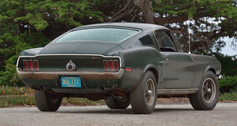Mustang Fastback Bullitt de Steve McQueen : une icône vendue 3,7 millions de dollars aux enchères - L’histoire du bolide