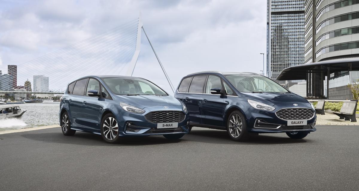 Ford S-Max et Galaxy : hybrides en 2021