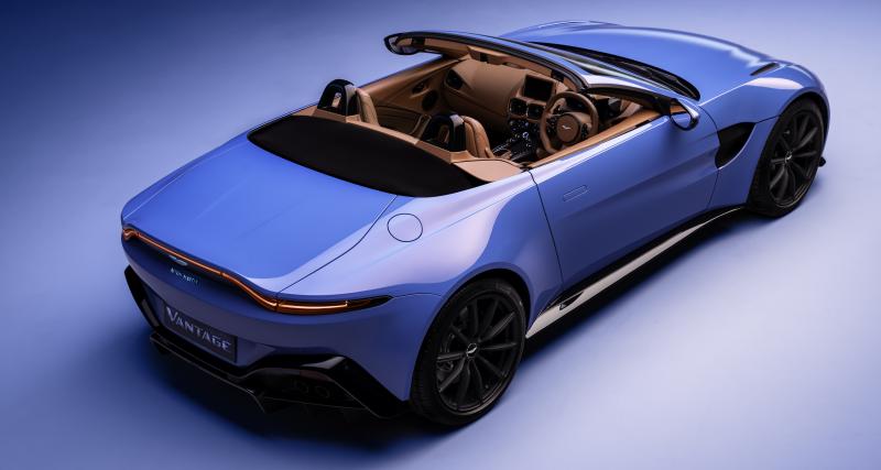 Aston Martin Vantage Roadster (2020) : découvrable express ! - Capote en toile à ouverture fulgurante