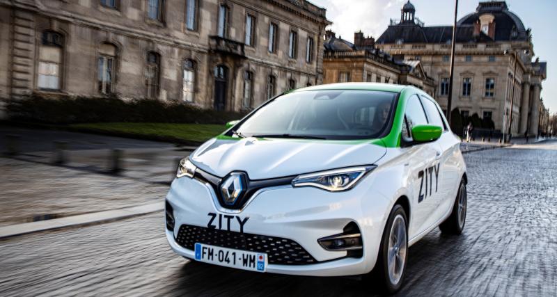 Renault Zity : un nouvel acteur important de l’autopartage à Paris - Une flotte de Renault Zoé