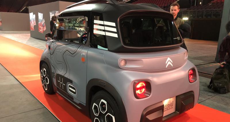 Premier contact : Citroën - AMI 100% ëlectric - Autonomie annoncée de 70 km