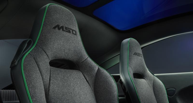 McLaren Verdant Theme GT by MSO : la personnalisation se met au vert - Laine de luxe pour l’intérieur