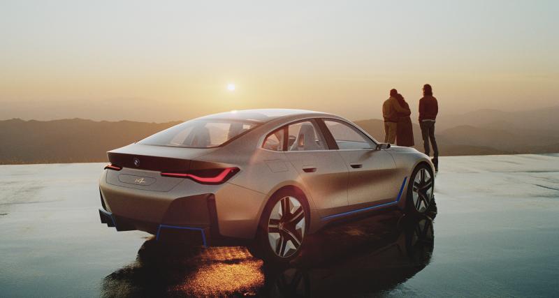 BMW Concept i4 : 600 km d’autonomie pour l’élégant coupé 4 portes électrique - Le futur à nos portes