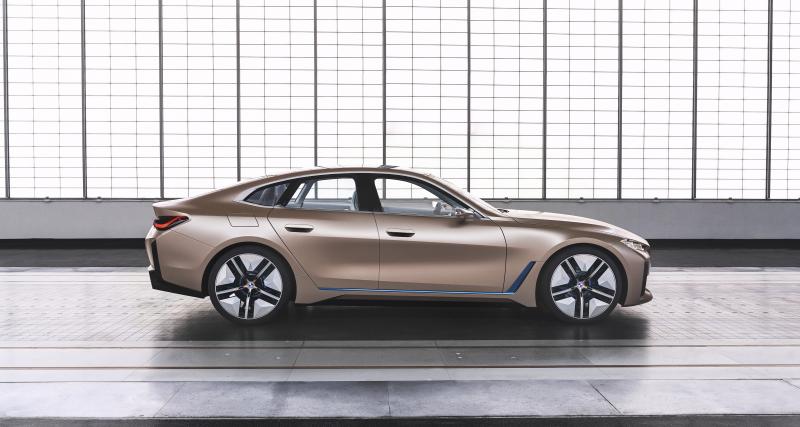 BMW Concept i4 : 600 km d’autonomie pour l’élégant coupé 4 portes électrique - Trois modes de conduite