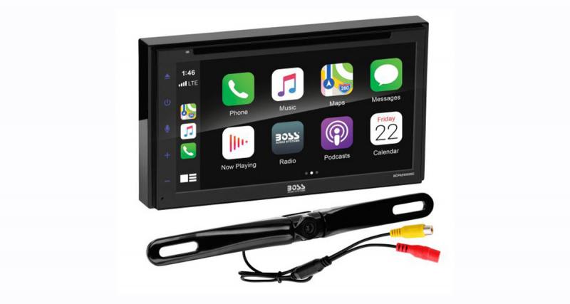  - Boss Audio commercialise un autoradio CarPlay avec caméra de recul à prix très attractif