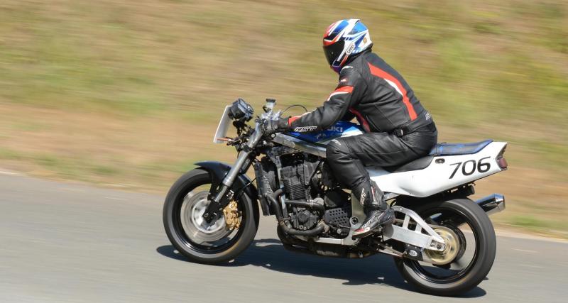 Un motard flashé en Ducati à 155 km/h sur une départementale - Photo d'illustration