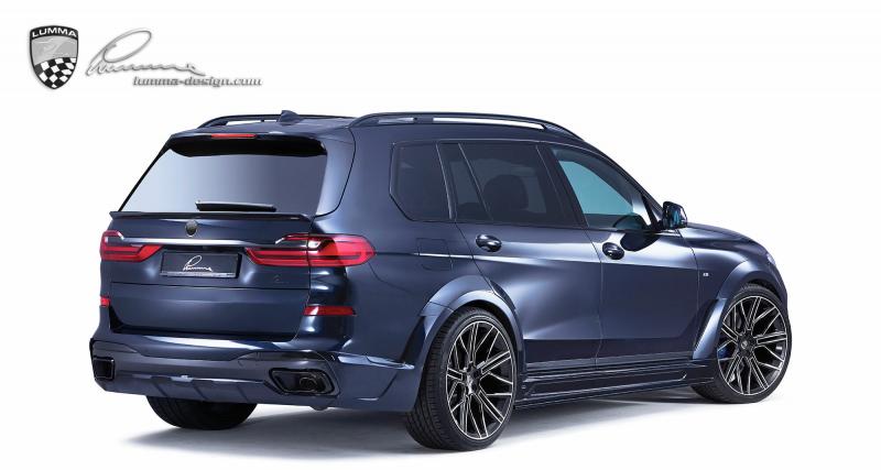 BMW X7 by Lumma Design : des roues de 24 pouces pour le SUV XXL - Du caractère à revendre