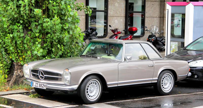 Mercedes 280 SL : sortie de son sommeil après 40 ans dans un garage ! - Photo d'illustration
