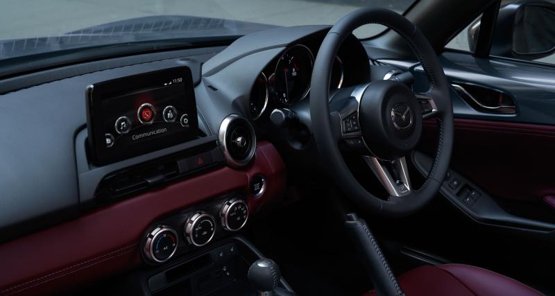 Mazda MX-5 R-Sport : une édition limitée pour le printemps - Un équipement intérieur complet