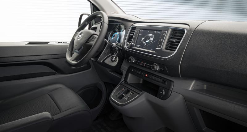 Opel Vivaro-e : jusqu’à 330 km d’autonomie pour ce nouvel utilitaire 100% électrique - Équipement complet