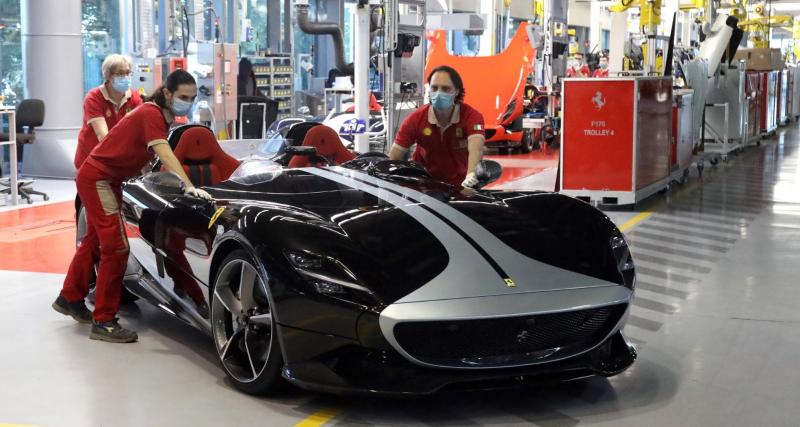 Ferrari relance sa production à Maranello et Modène - Les usines Ferrari de Maranello et Modène à nouveau opérationnelles
