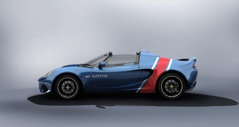 Lotus Elise Classic Heritage : une série limitée haute en couleurs - Quatre combinaisons de couleurs