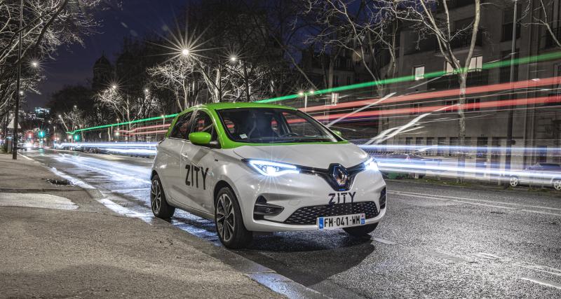 Renault Zity : à partir de 0,29€ la minute, tous les prix du service d’autopartage - Les prix de la location