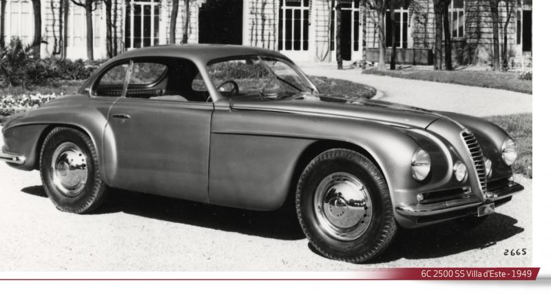 Alfa Romeo - 1939 à 1949 : la 6C 2500 comme ligne directrice d’après-guerre - 6C 2500 SS Villa d'Este 1949 