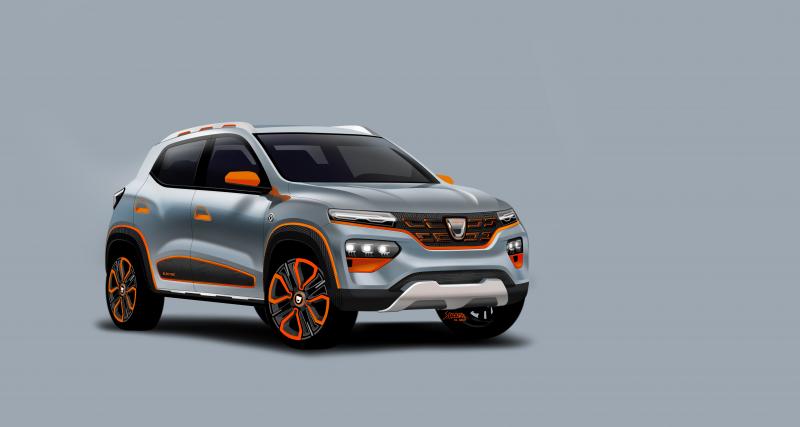 Dacia en 2020 : la liste des nouveautés déjà annoncées - Le concept Dacia Spring Electric Showcar
