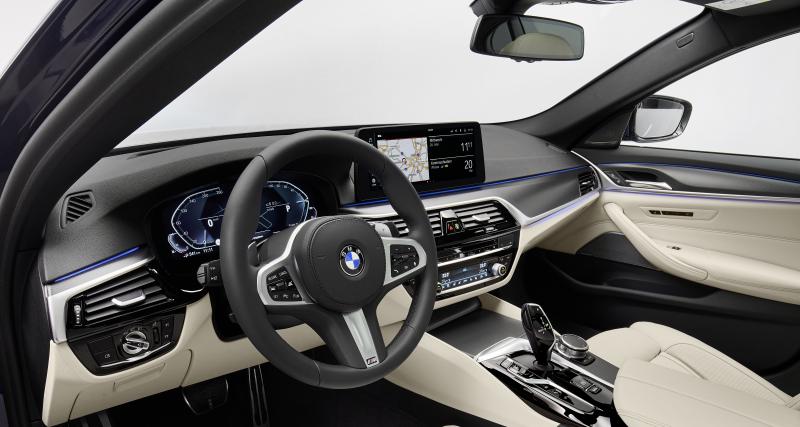 BMW Série 5 (2020) : rafraîchissement de mi-carrière pour la référence allemande - Connectivité maximale