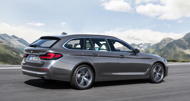 BMW Série 5 (2020) : rafraîchissement de mi-carrière pour la référence allemande - Tarifs et finitions la BMW Série 5 Touring (2020)
