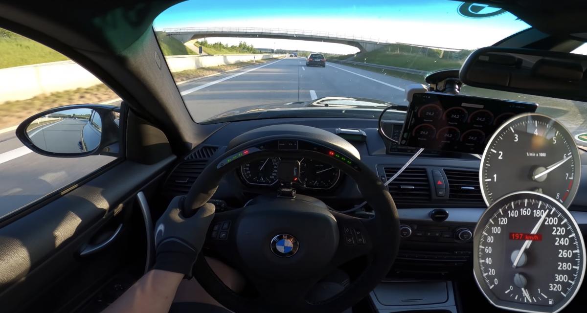 À fond de compteur : il trace à 320 km/h sur autoroute avec BMW 135i de 750 chevaux
