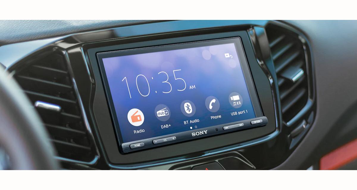 Sony dévoile un nouvel autoradio multimédia CarPlay et Android Auto