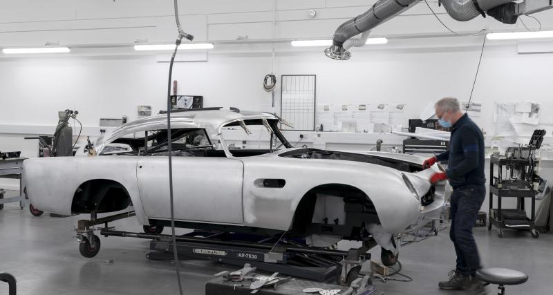 Aston Martin DB5 Goldfinger Continuation : une série ultra-exclusive en cours de fabrication - Reproduction méticuleuse et qualitative