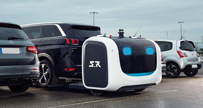 Un robot qui gare les voitures au millimètre près à l'aéroport de Lyon