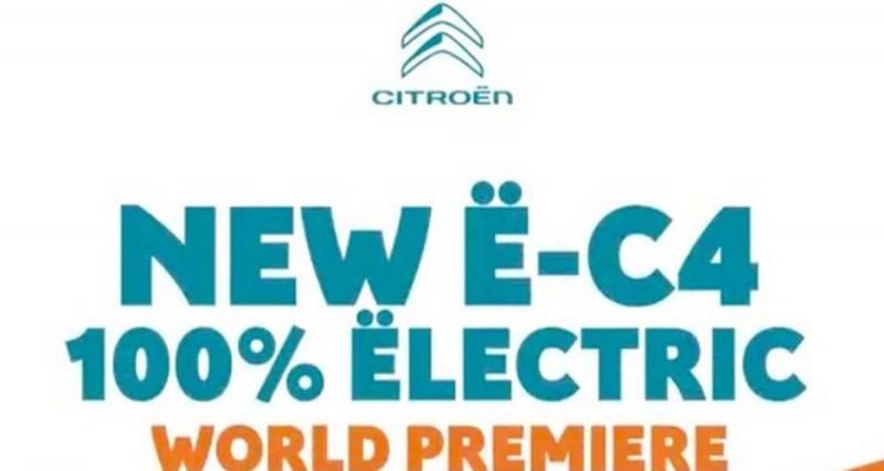 - Nouvelle Citroën ë-C4 : rendez-vous le 30 juin pour tout savoir