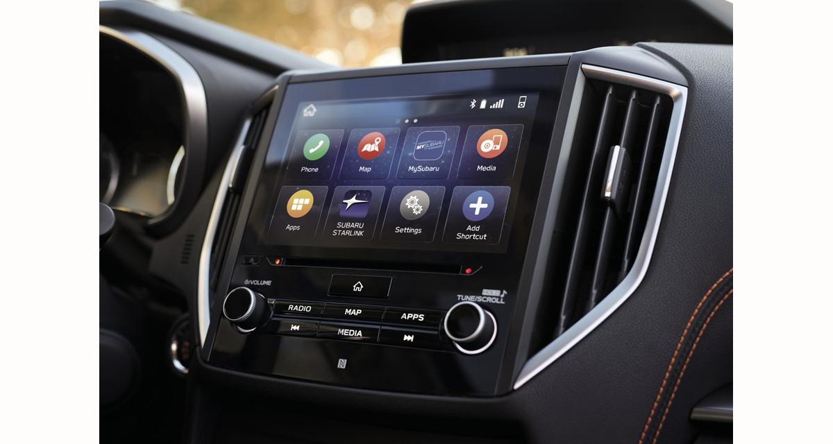 Subaru propose un système multimédia CarPlay et Android Auto sur le SUV Crosstrek