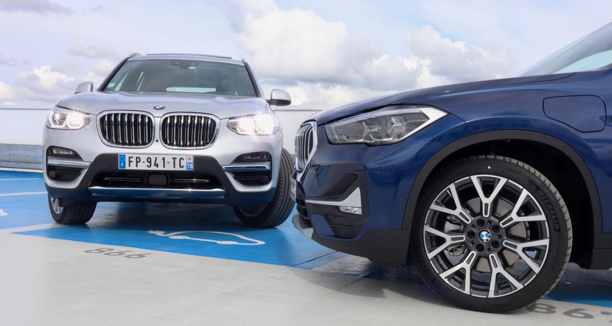 BMW X1 et X3 hybrides rechargeables : les photos de notre essai des SUV branchés
