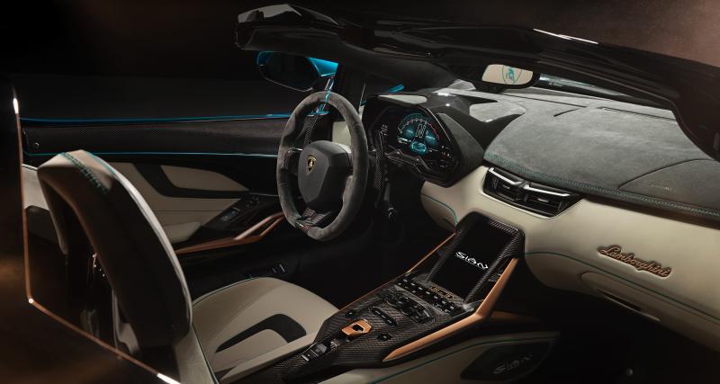 Lamborghini Sián Roadster : l’hypercar hybride cheveux au vent - Une hybride ultra-performante