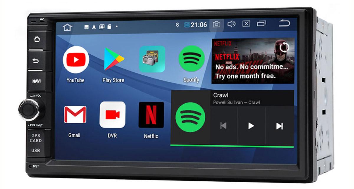 Un autoradio Android 9 avec option CarPlay chez Eonon