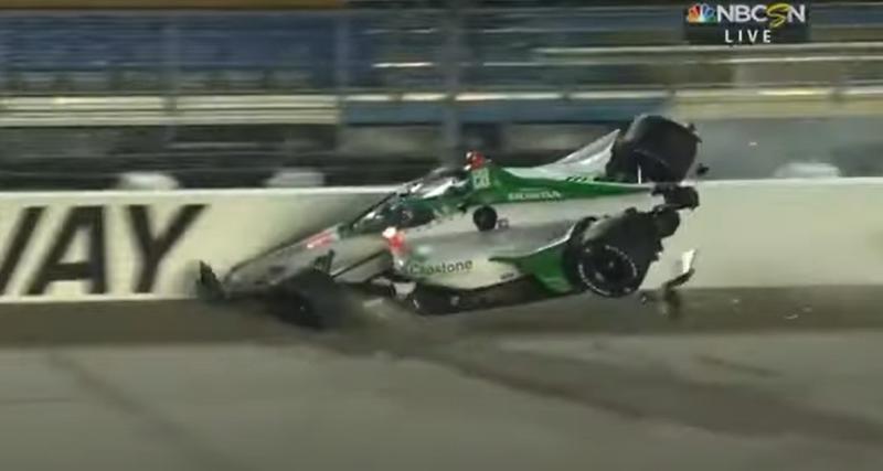IndyCar : le spectaculaire accident entre Colton Herta et Rinus VeeKay en vidéo 