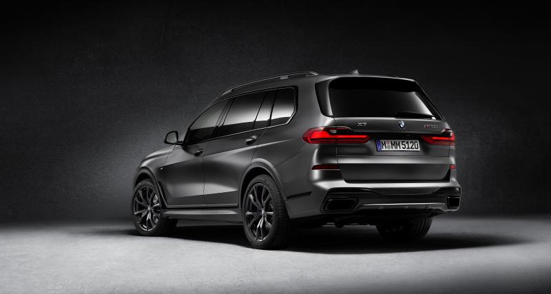 BMW X7 Dark Shadow Edition : la face sombre du grand SUV germanique - Le gris et le noir font la loi