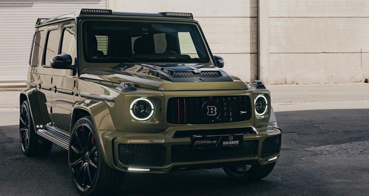 Brabus 700 Widestar By Fostla A Covering Reminiscent Of The Military Roots Of The G Class Autotraderautotrader