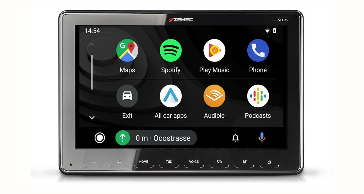 Zenec dévoile un nouvel autoradio CarPlay et Android Auto avec grand écran