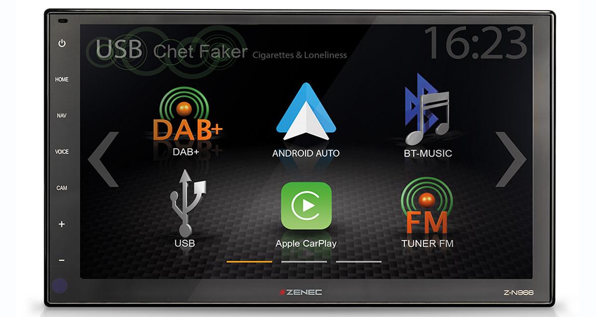 Zenec commercialise un nouvel autoradio CarPlay avec grand écran