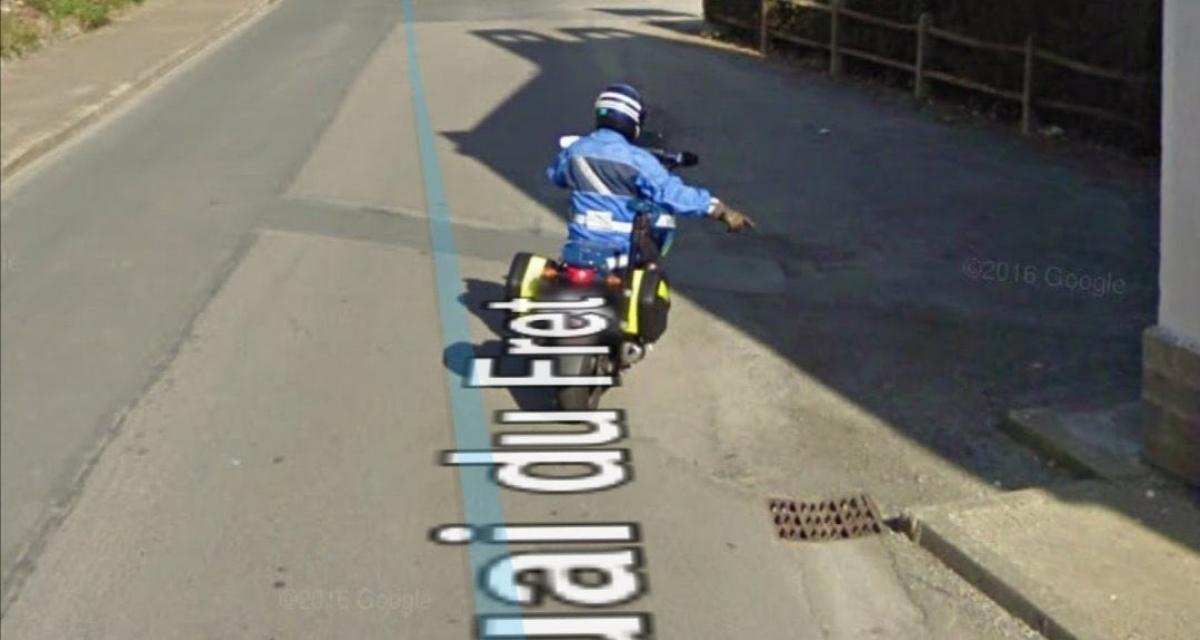 Le conducteur d'un véhicule Google Maps se fait arrêter par les gendarmes, Twitter se régale