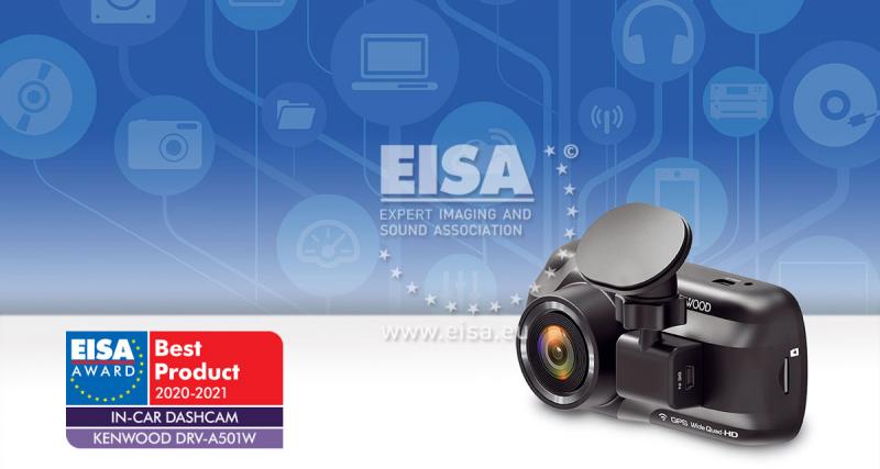  - Kenwood remporte le prix Dashcam de l’année à l’EISA 2020-2021