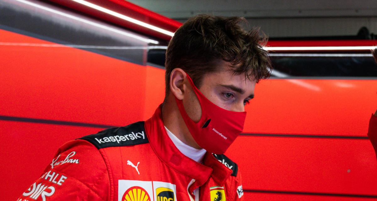Grand Prix d'Italie de F1 : la réaction de Leclerc après son crash