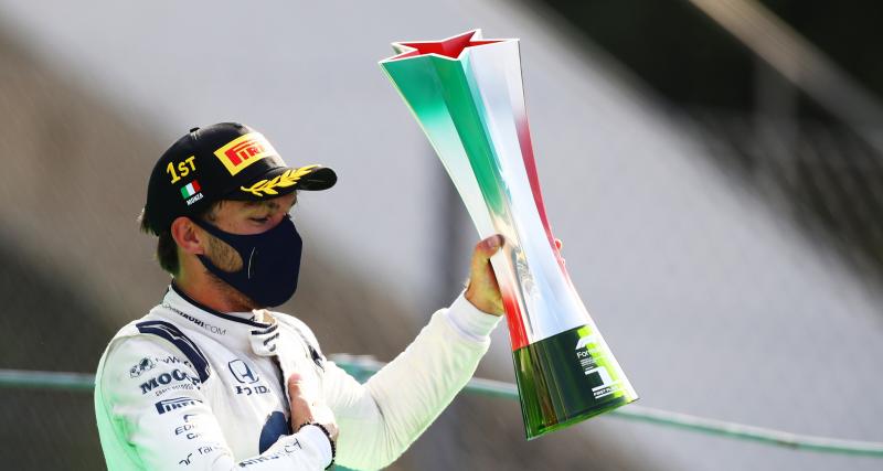 Grand Prix d’Italie 2021 - Pierre Gasly lors de sa victoire en 2020