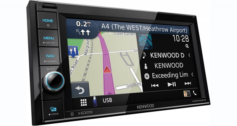  - Kenwood commercialise un autoradio CarPlay et GPS offrant un bon rapport qualité/prix