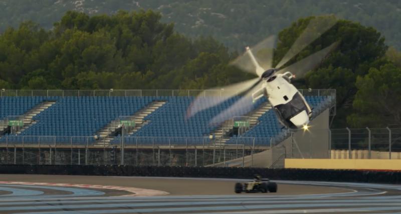  - Une course entre un hélicoptère et une Formule 1 sur circuit, voilà ce que ça donne ! (vidéo)