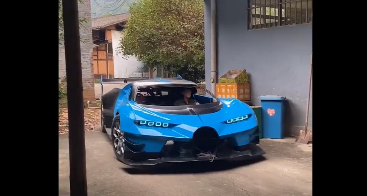 Un mécanicien fabrique une réplique de la Bugatti Vision Gran Turismo avec les moyens du bord (vidéo)