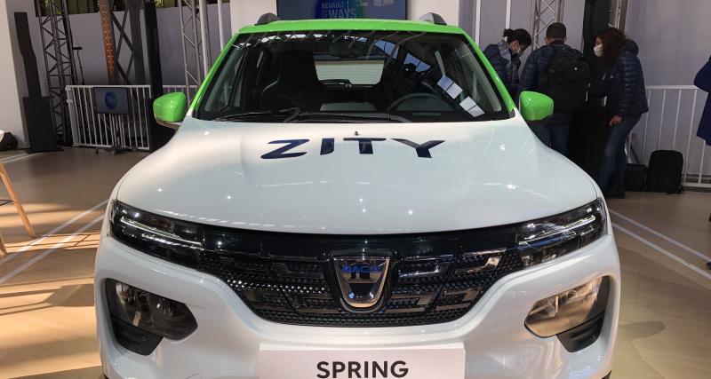 Spring, un concentré électrique de Dacia - La Dacia Spring Electric dans sa version auto-partage