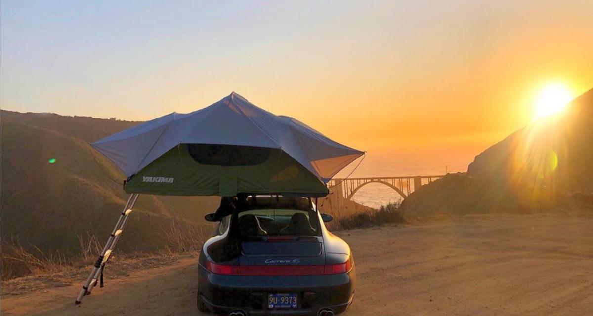 Le Courrier du Sud  Partir en camping avec sa… Porsche 911 ? Et pourquoi  pas !
